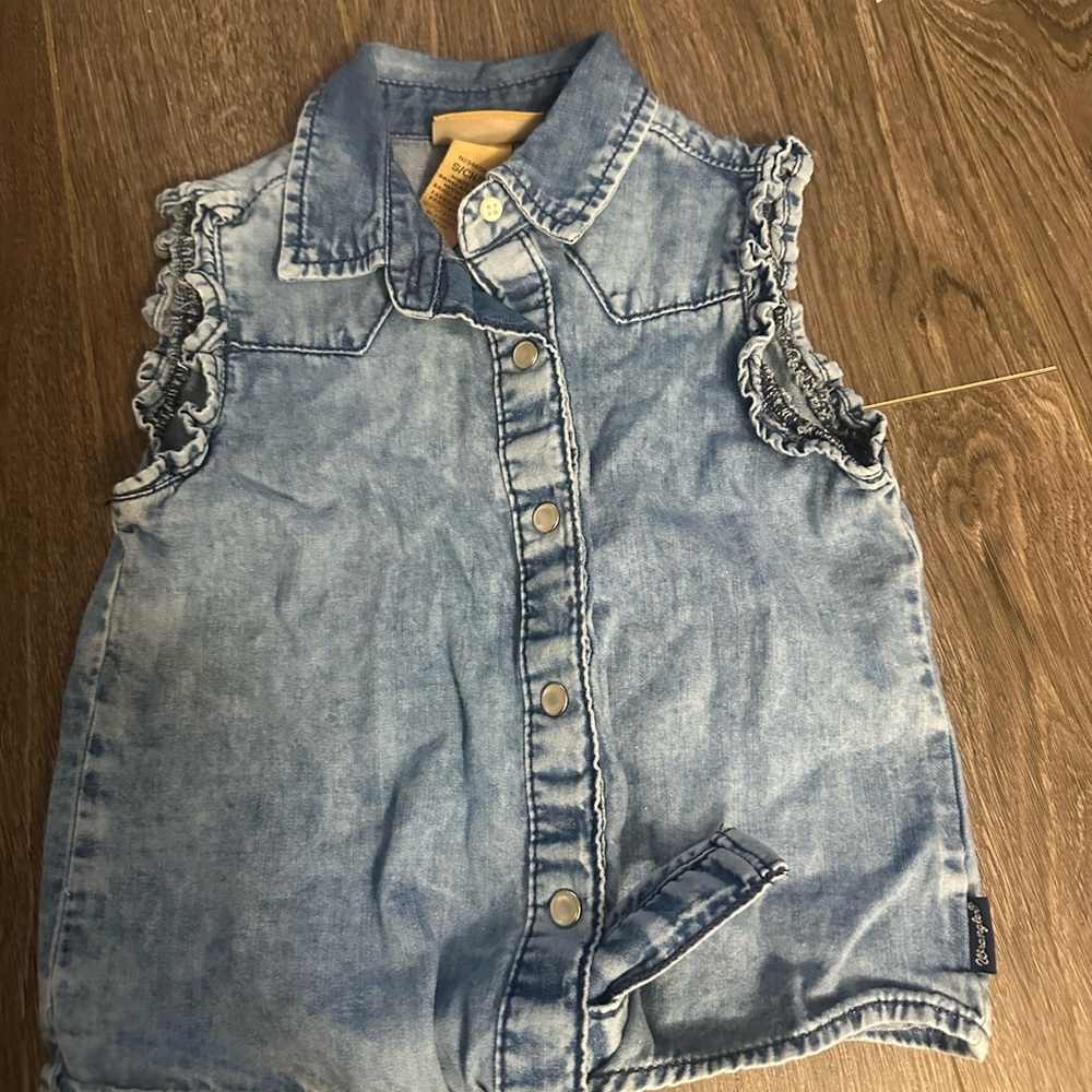 Wrangler Denim Sleeveless Kids shirt